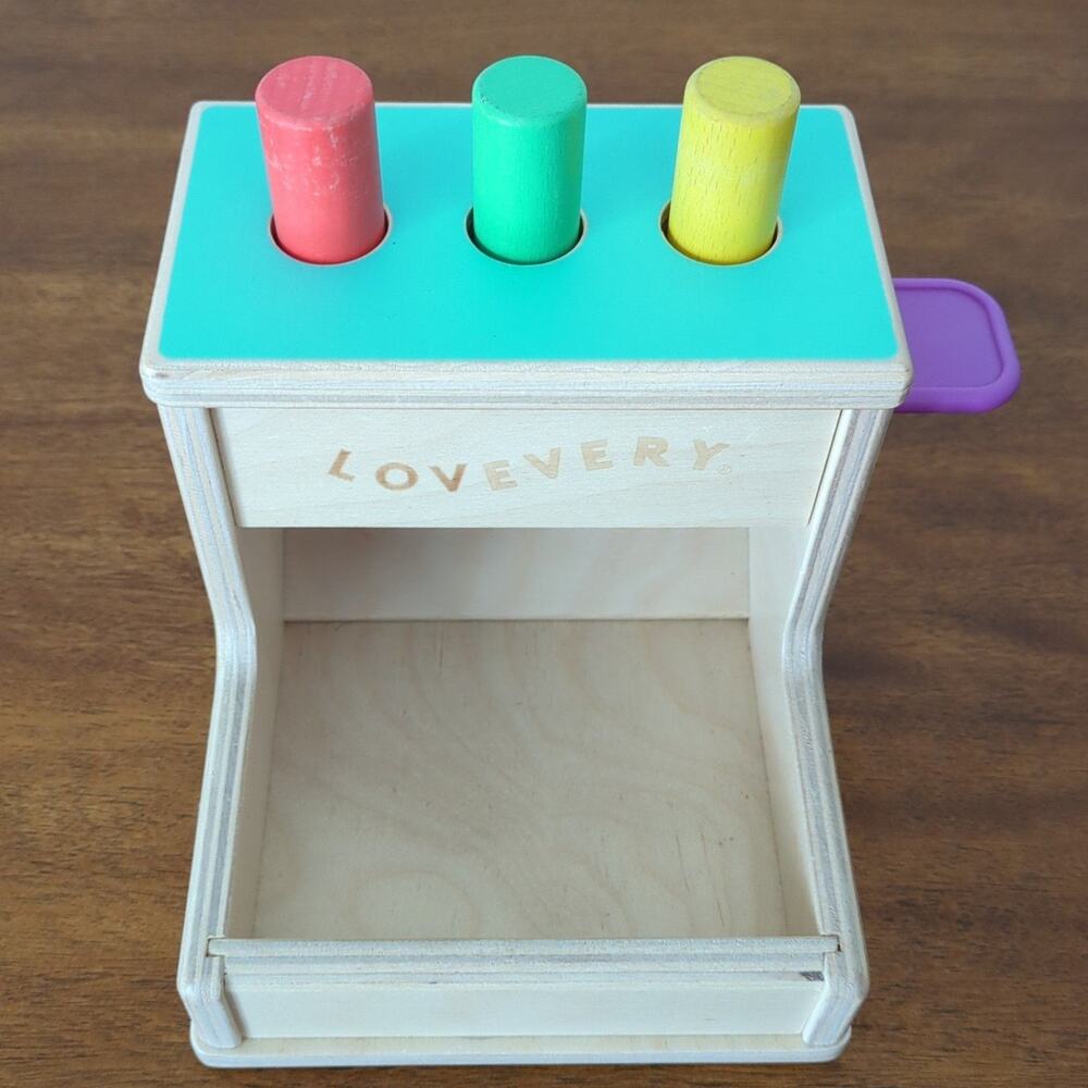 Lovevery baby wood toy from The Thinker Play Kit
Months 11-12